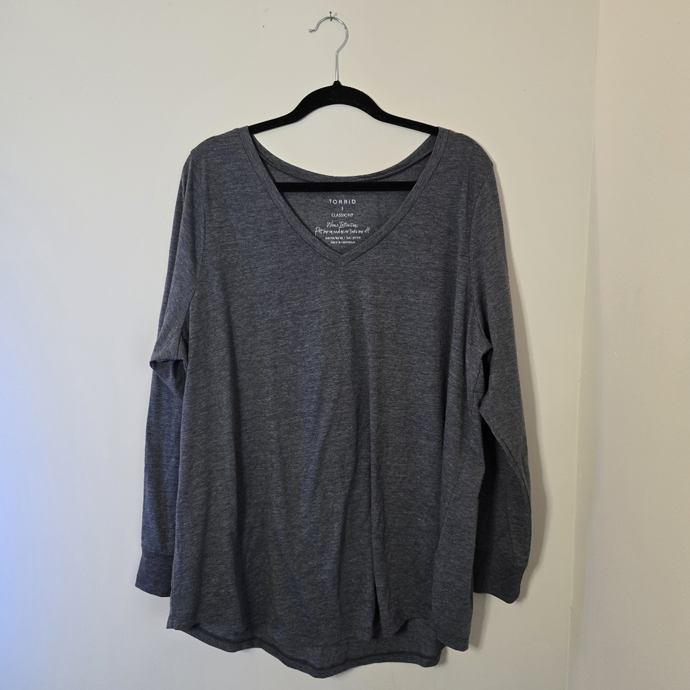 Torrid Gray casual top